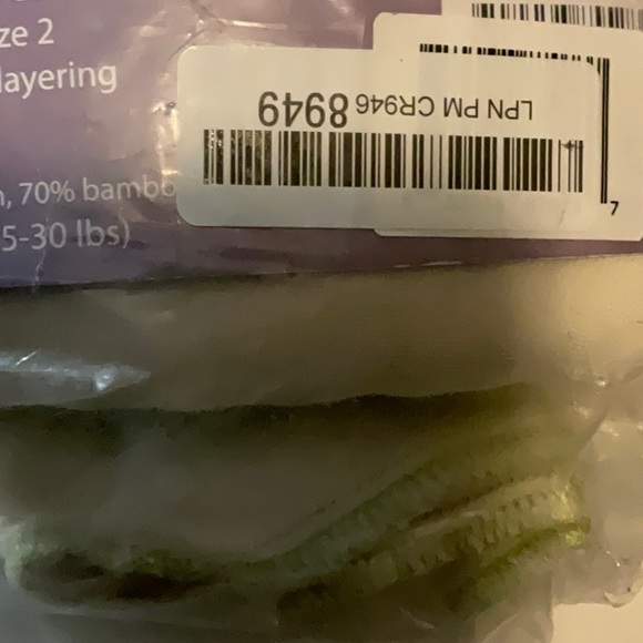 OsoCozy Cloth Diapers 100% Cotton Dimension 14.5 x 22 Baby Weight 15 to 30 lbs - Picture 7 of 7